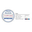 Picture of CUSTOMISED RUBBER STAMP 7045 - 45MM DIAMETER